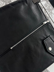 PRADA SHORT LEATHER SKIRT WITH ZIPPER 274475