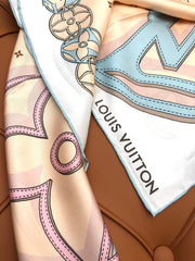 LV SCARF 90 CM IN SILK 704578