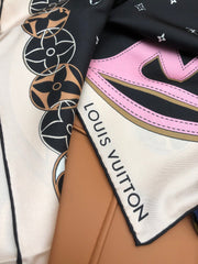 LV SCARF 90 CM IN SILK 704579