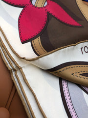 LV SCARF 90 CM IN SILK 704580