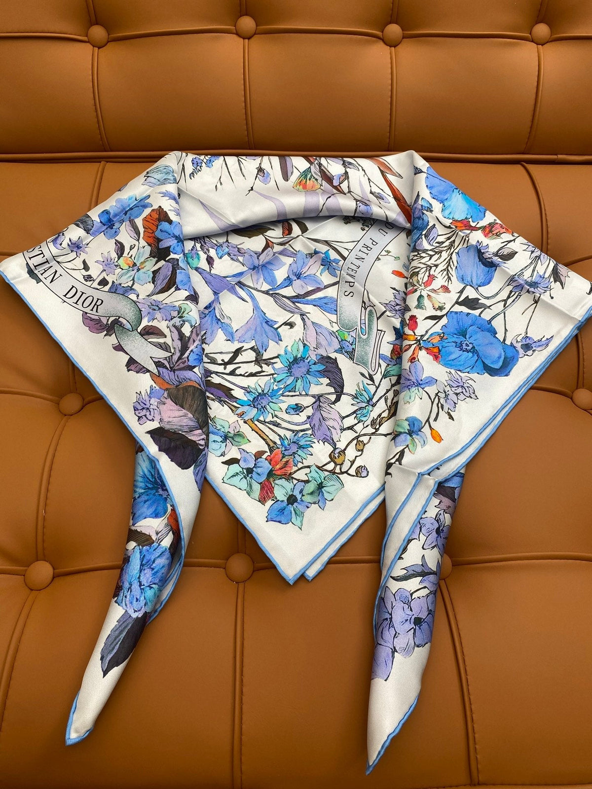 DIOR SCARF 90 CM IN SILK FABRIC 703659
