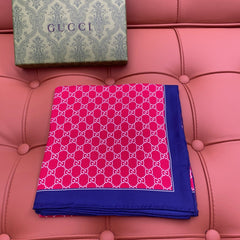 GUCCI 25S SCARF 90 IN SILK 709698