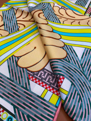 HERMES 25S SCARF 90 IN SILK 709684