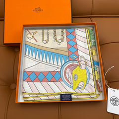 HERMES 25S SCARF 90 IN SILK 718486