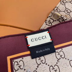 GUCCI 25S SCARF 90 IN SILK 718511