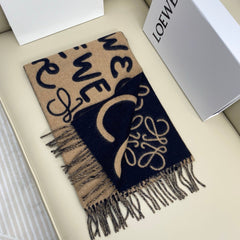 LOEWE 25S SCARF 180 IN CASHMERE WOOL 742052