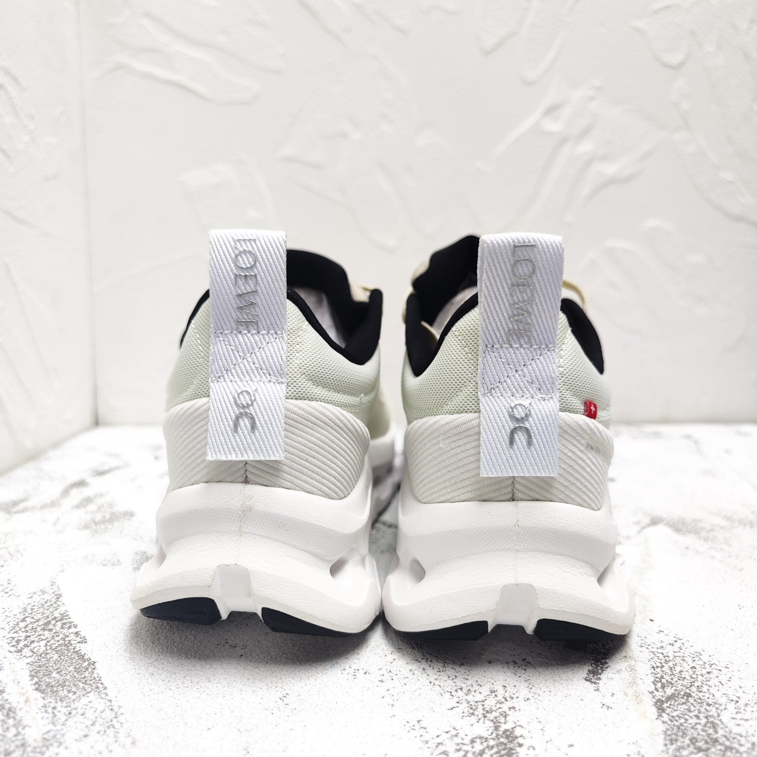 CLOUDTILT 2.0 SNEAKER PALE GRAY CALFSKIN AND BREATHABLE MESH