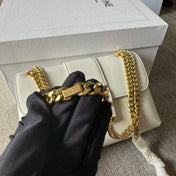 MEDIUM CELINE VICTOIRE BAG 23 IN SOFT YELLOW CALFSKIN