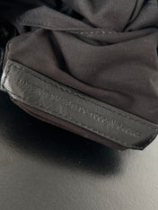 CRUSH TOTE BAG 20 IN BLACK QUILTED CALFSKIN SILVER HARDWARE