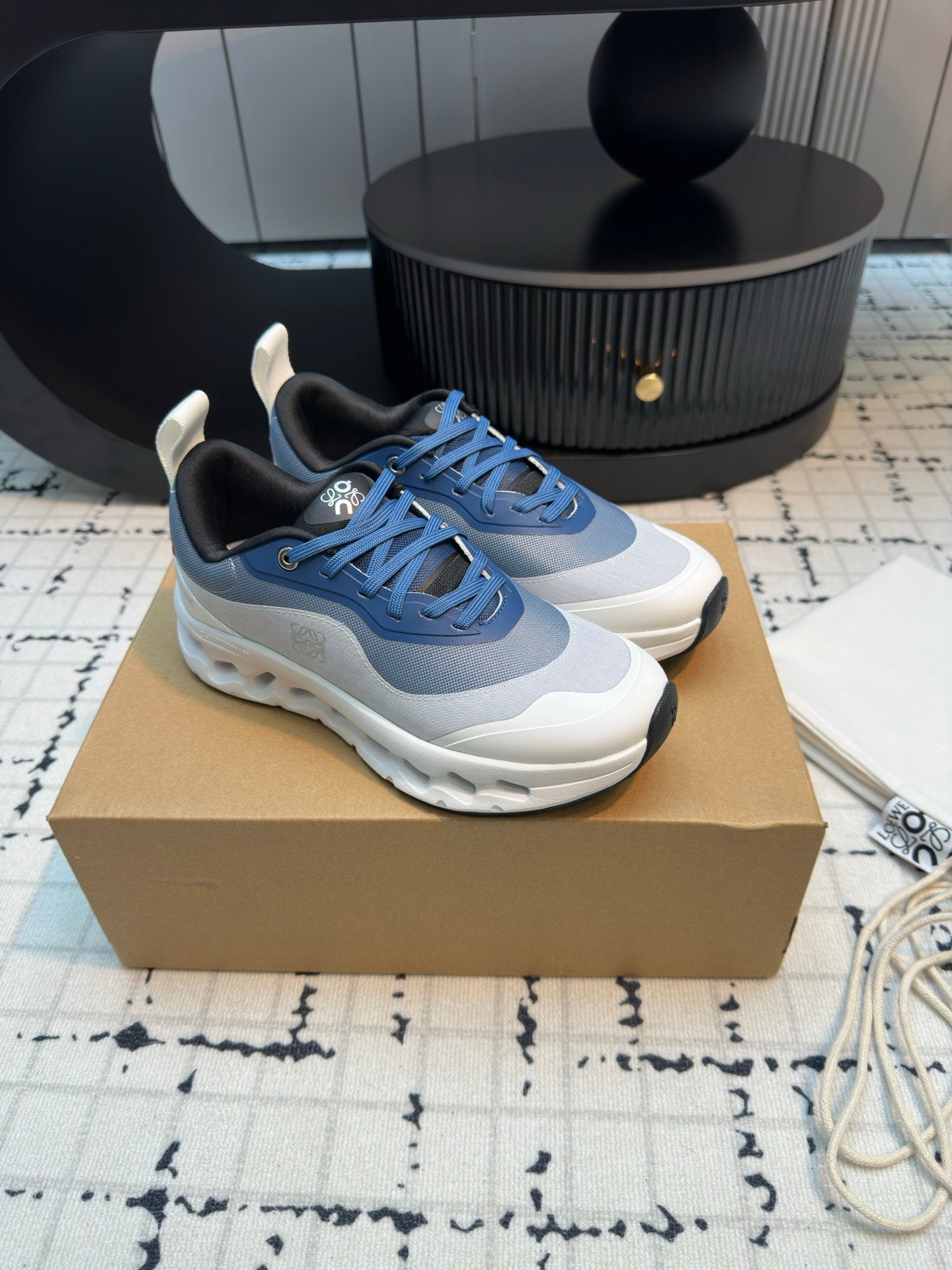 LW CLOUDTILT 2.0 SNEAKER WHITE AND BLUE POLYESTER