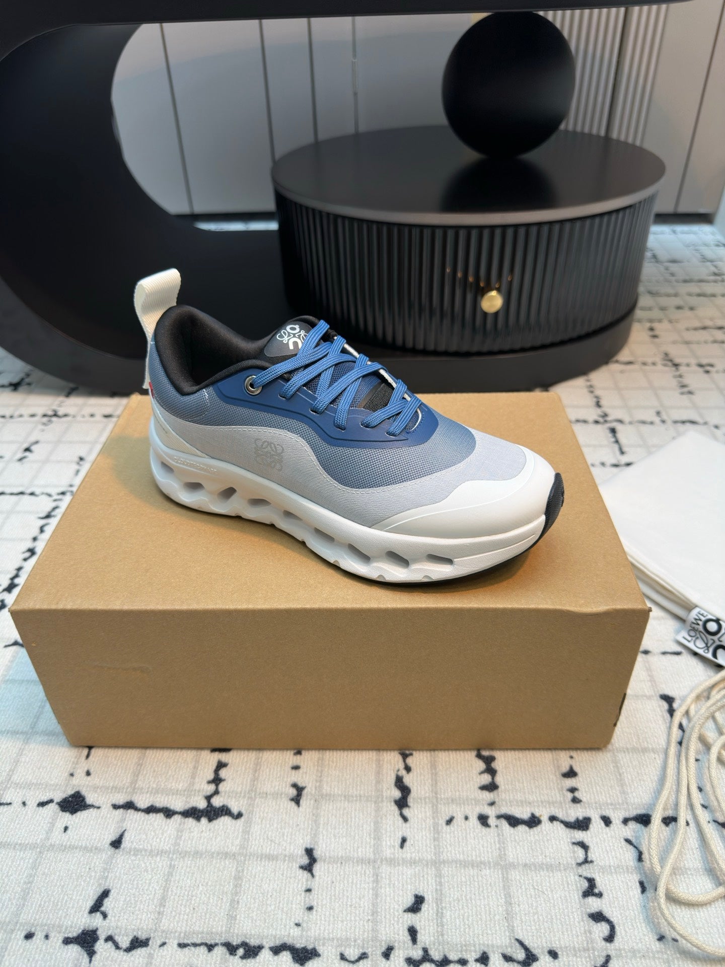 LW CLOUDTILT 2.0 SNEAKER WHITE AND BLUE POLYESTER