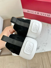 VIV' UP SNEAKERS IN BLACK SUEDE