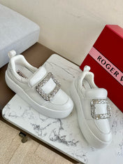 VIV' UP SNEAKERS IN WHITE CALFSKIN