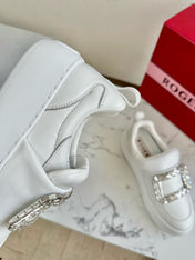 VIV' UP SNEAKERS IN WHITE CALFSKIN
