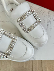 VIV' UP SNEAKERS IN WHITE CALFSKIN