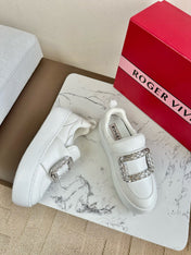 VIV' UP SNEAKERS IN WHITE CALFSKIN