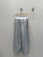 Loewe 25 Print Ribbed Waist Trousers Cotton