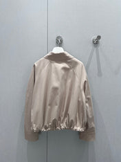 Loewe 25 Jacket Beige Cotton