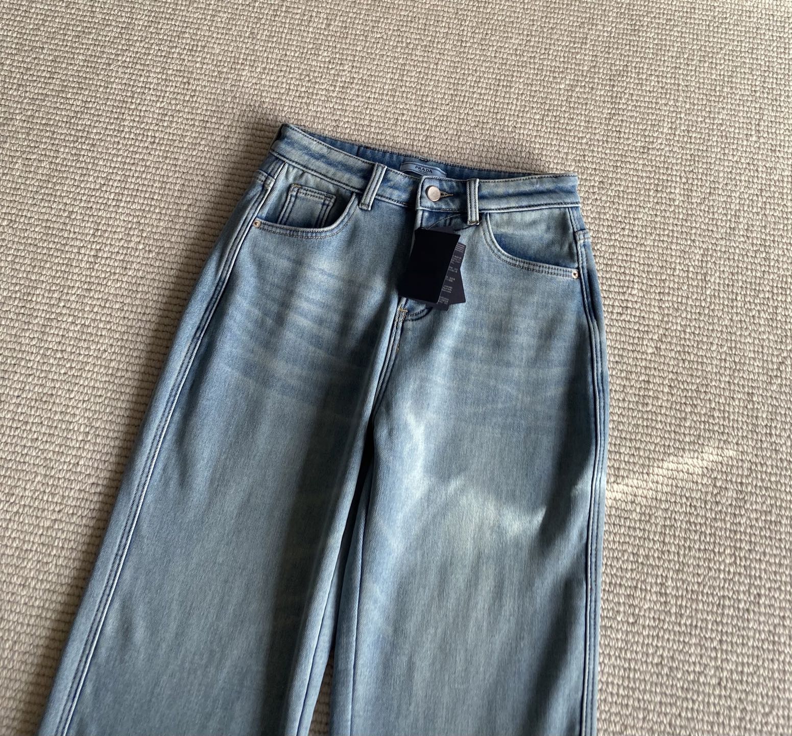 PRADA 25S SHERPA-LINED JEANS 431
