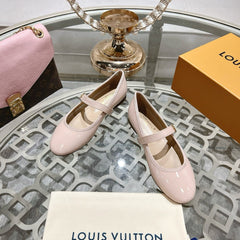 MARY JANE SHOES IN LIGHT PINK PATENT CALFSKIN