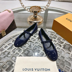 MARY JANE SHOES IN AEGEAN BLUE PATENT CALFSKIN