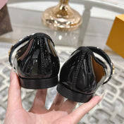 MARY JANE SHOES IN BLACK PATENT CALFSKIN