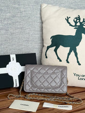 CC WOC ENTRUPY 19 BAG IN SPANISH GREY CALFSKIN