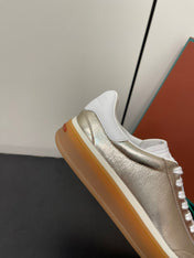 LP TENNIS WALK SNEAKERS LIGHT GOLD CALFSKIN
