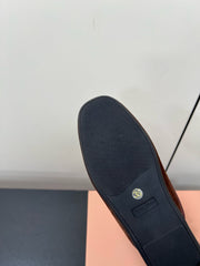 BOW MULES IN CHOCOLATE SUEDE