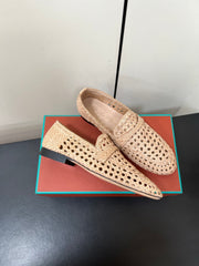 LP LOAFERS 25S IN BEIGE LAMBSKIN