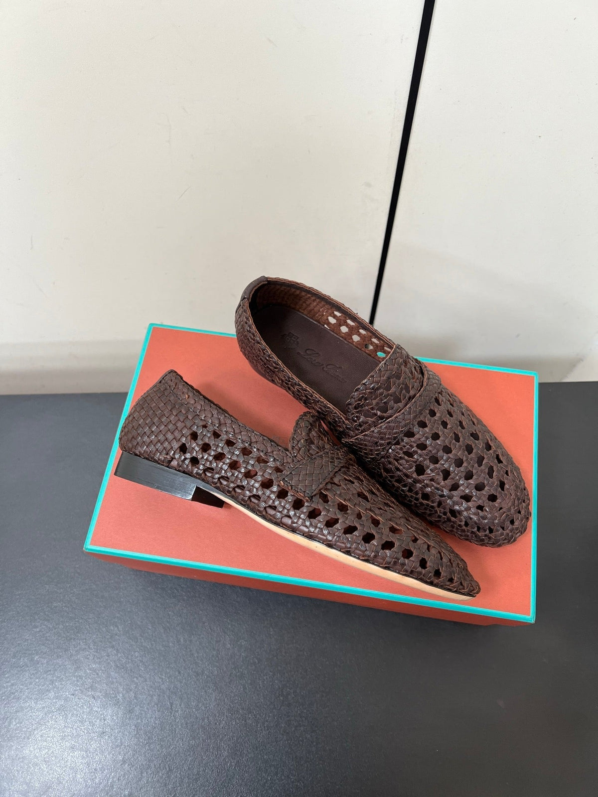 LP LOAFERS 25S IN DARK BROWN LAMBSKIN