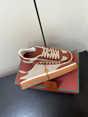 LP 25S TENNIS WALK SNEAKERS IN CHESTNUT CALFSKIN