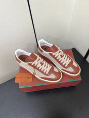 LP 25S TENNIS WALK SNEAKERS IN CHESTNUT CALFSKIN