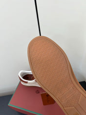 LP 25S TENNIS WALK SNEAKERS IN CHESTNUT CALFSKIN