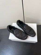 CELINE 26S MAILLON TRIOMPHE LOAFER IN BLACK SOFT CALFSKIN