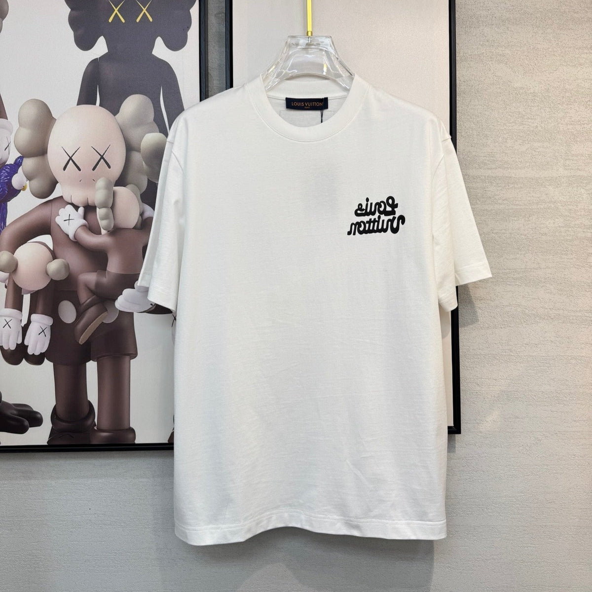 LV T-SHIRT IN WHITE COTTON FABRIC 238920
