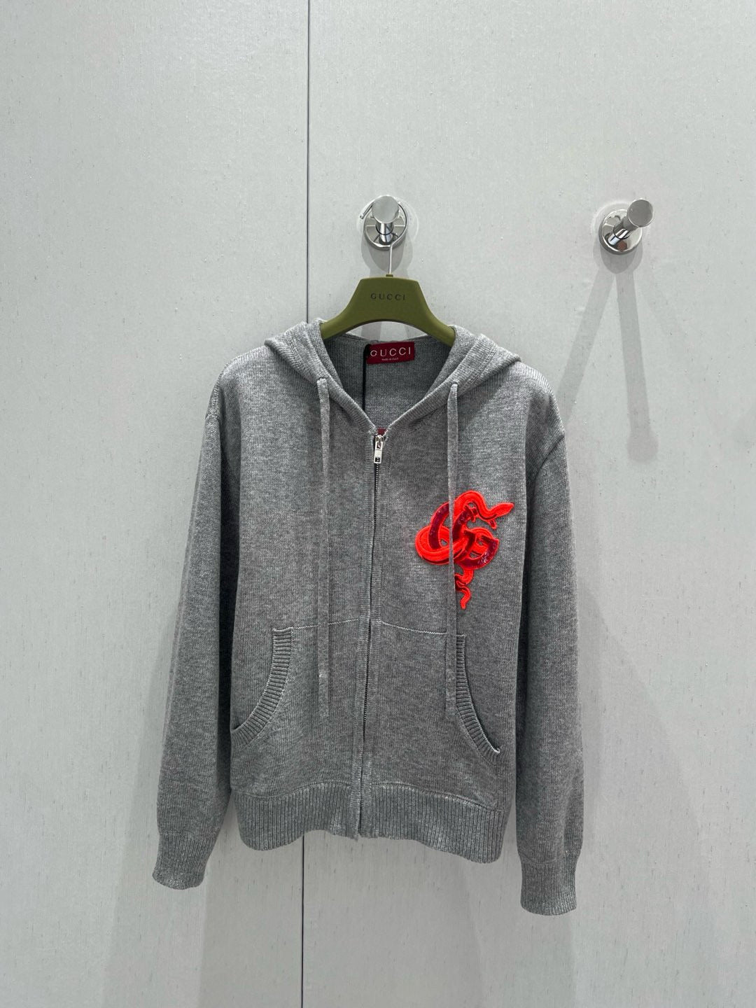 Gucci 25 Set Gray Wool 209933