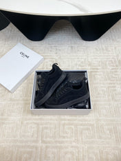 TRAINER SNEAKER IN BLACK SUEDE