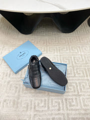 TASSEL LOAFERS IN BLACK LAMBSKIN