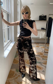 DIOR 25S CORDUROY CAMOUFLAGE PANTS STYLE 006