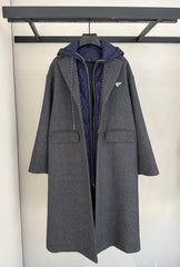 PRADA 25S LONG WOOL COAT 485