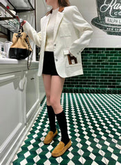 HERMES 25S LAPEL BLAZER 390