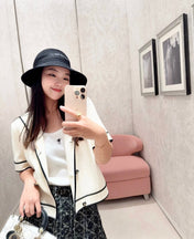 DIOR 25S CROPPED KNIT JACKET 833