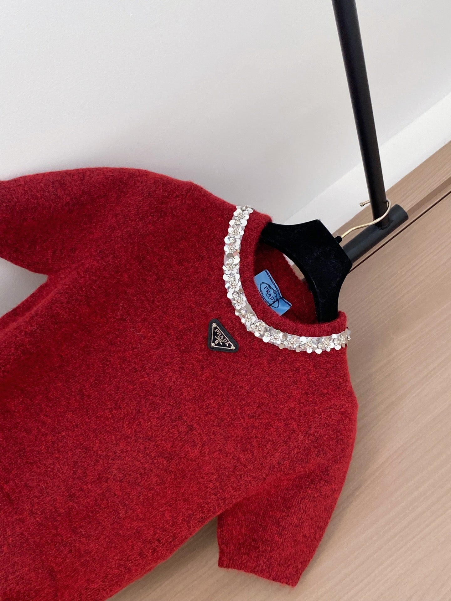 PRADA 25S SHORT-SLEEVE KNIT TOP 393