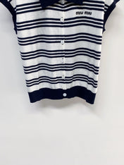 MIUMIU 26S COLLARED TANK TOP 1035