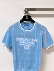 PRADA 26S SHORT-SLEEVED SWEATER STYLE 856