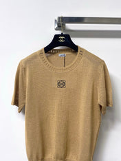 LOEWE 26S SHORT SLEEVE KNIT SWEATER 336