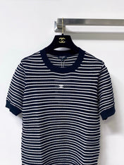 CHANEL 26S SHORT-SLEEVE KNIT TOP STYLE 1146