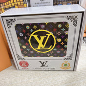 LV 25S BELT 38 MM IN DARK CHARCOAL GRAY CALFSKIN 593281