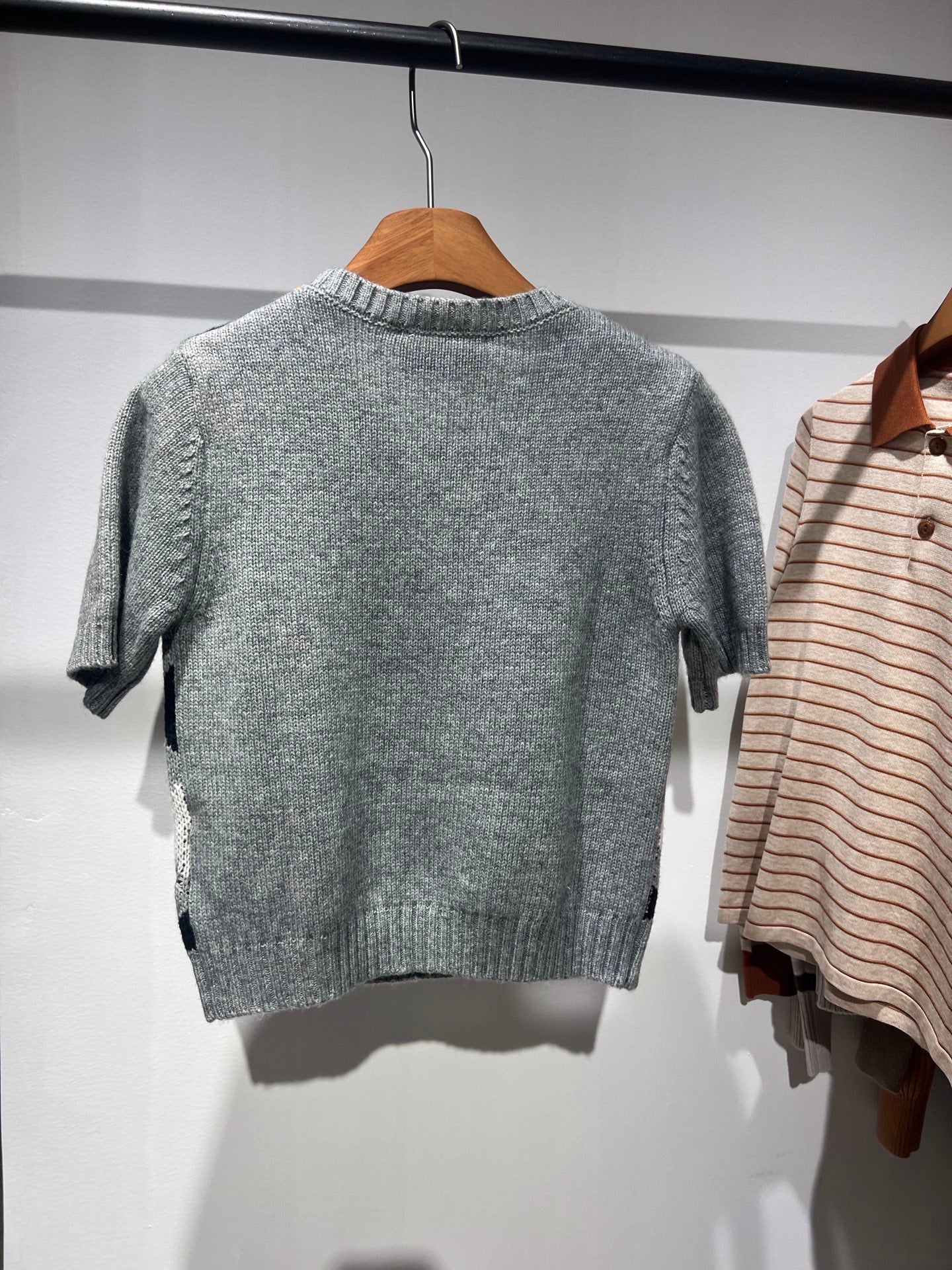 PRADA SHORT-SLEEVE SWEATER STYLE 72